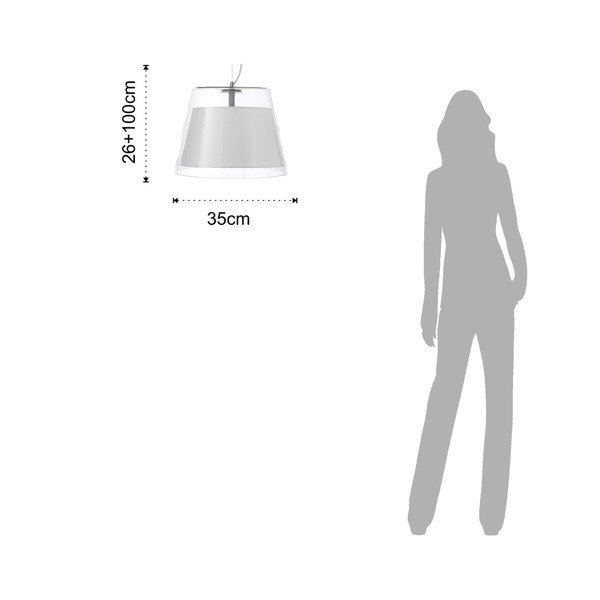 Závěsné svítidlo Tomasucci Matt, ⌀ 35 cm-image-2
