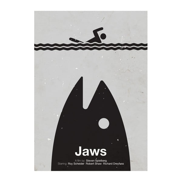 Plakát Jaws, 29,7x42 cm, limitovaná edice