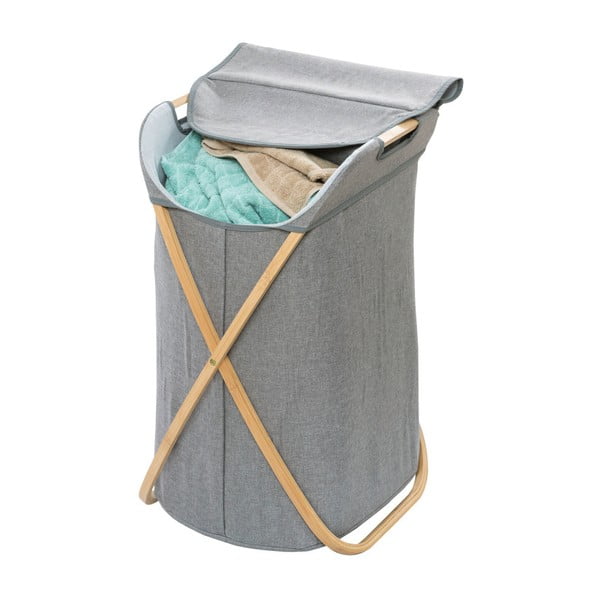 Bambusest raamiga pesukorv Bambus, 79 l Bahari - Wenko-image-3