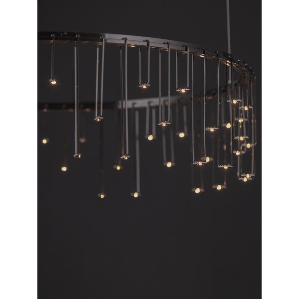 Alumiiniumist hämardatav LED-rippvalgusti läikiva hõbedase värviga, ø 65 cm Stellar - Nova Luce-image-3