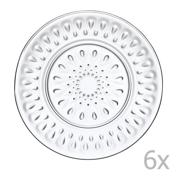 Sada 6 čirých dezertních talířů Lyonnais, 21 cm