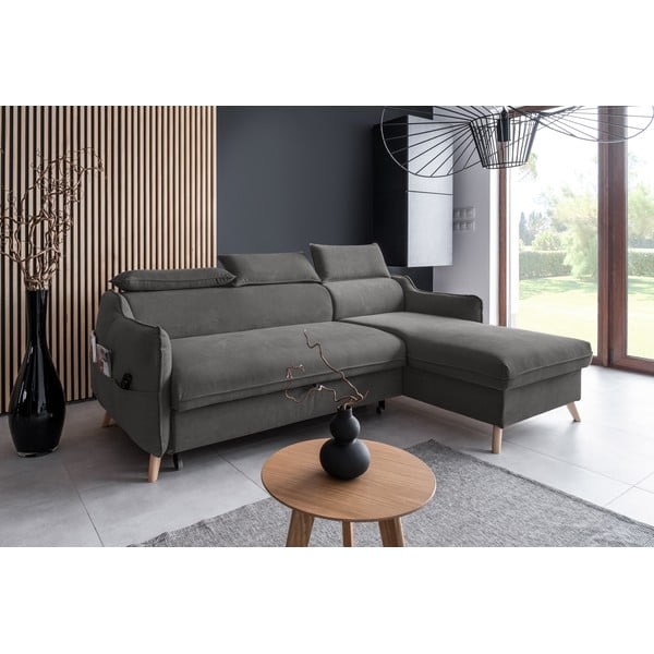 Tumehall sametist nurgadiivan (parem nurk) Sweet Harmony - Miuform-image-3