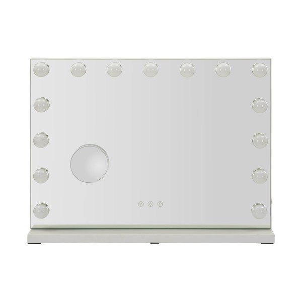 Seinapeegel valgustusega/riiuliga 55x43 cm Hollywood - Mauro Ferretti