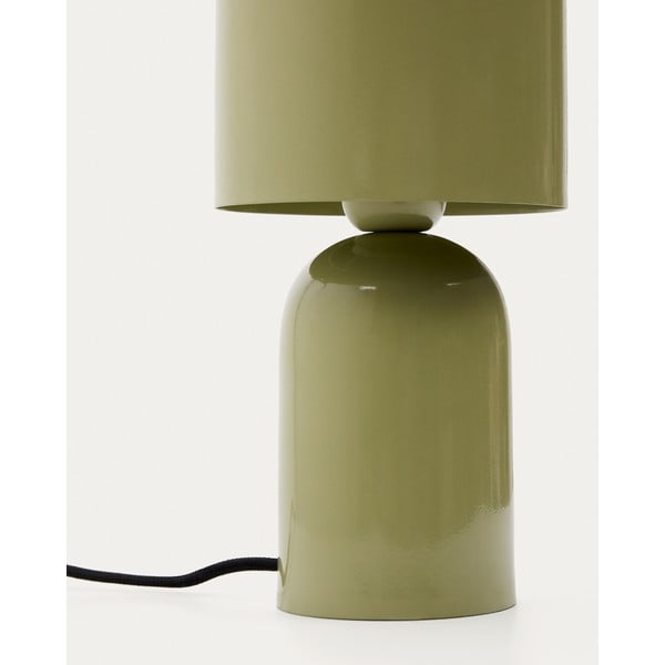 Roheline lauavalgusti metallist varjuga (kõrgus 28 cm) Monze - Kave Home-image-4