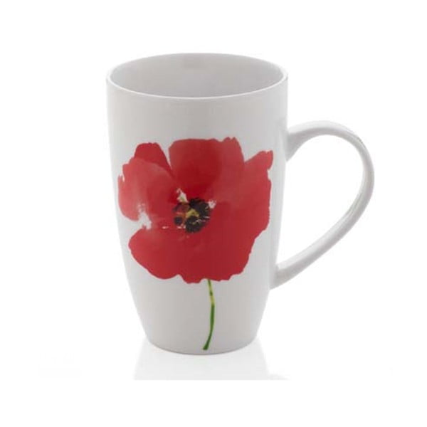 Porcelánový hrnek Sabichi Poppy, 300 ml