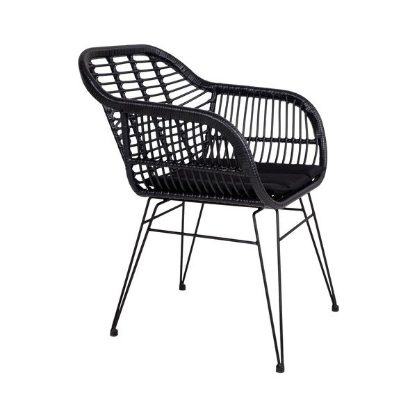 Komplekt 2 väljas rotangist tugitooli koos pehmendusega Trieste - House Nordic-image-1