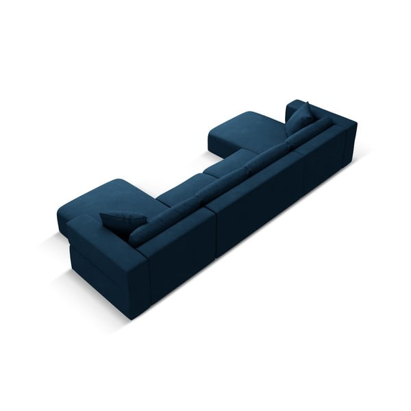 Sinine U-kujuline diivan Esther - Milo Casa-image-3