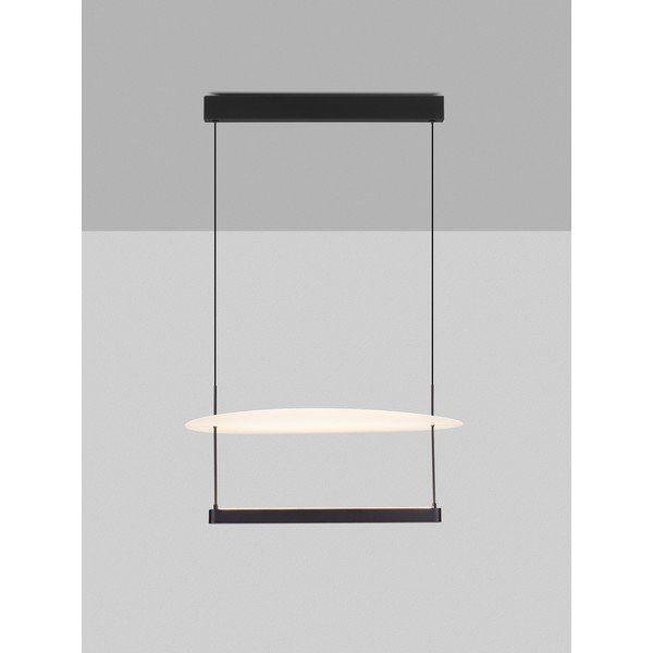 Valge/mattmust alumiiniumist hämardatav LED-rippvalgusti ø 60 cm Diona - Nova Luce-image-3