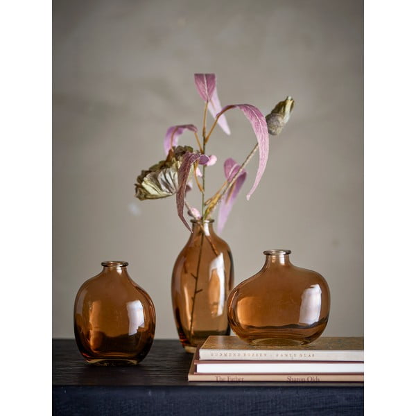 Oranž klaasvaas (kõrgus 15,5 cm) Tilia - Bloomingville-image-1