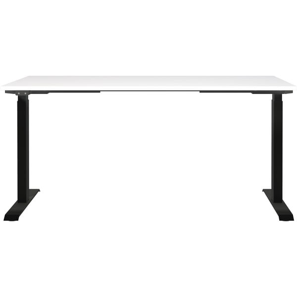Elektriliselt reguleeritava kõrgusega valge töölaud 80x160 cm Jet - Germania-image-2