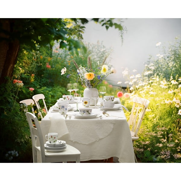 Valge portselanist magustoidutaldrik ø 22 cm Hammershøi Summer - Kähler Design-image-4