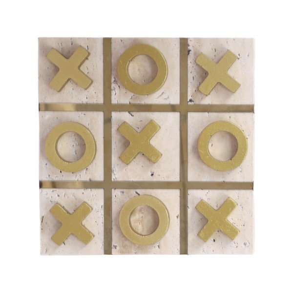 Väike kivist kaunistus Tic Tac Toe - PT LIVING