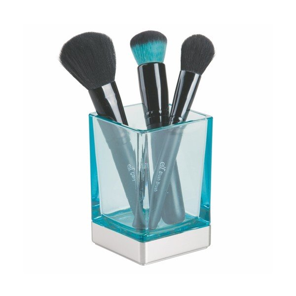Modrý skleněný koupelnový kelímek InterDesign-image-2