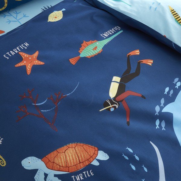 Laste voodipesu 200x135 cm Ocean Life - Catherine Lansfield-image-4