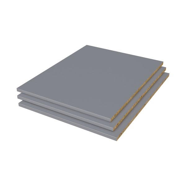 Hall komponent - riiulid 3 tk Pure - WOOOD-image-1