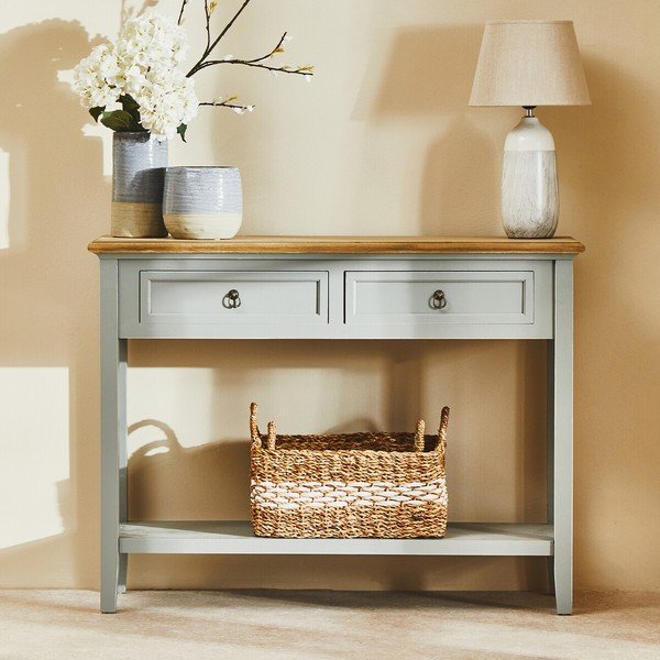 Hall konsoollaud, mis on valmistatud täispuidust paulownia puidust, 34,5x99 cm Henley - Premier Housewares-image-4