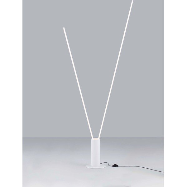Mattvalge metallist LED-põrandalamp painutatava konstruktsiooniga (kõrgus 181 cm) Kimolia - Nova Luce-image-3