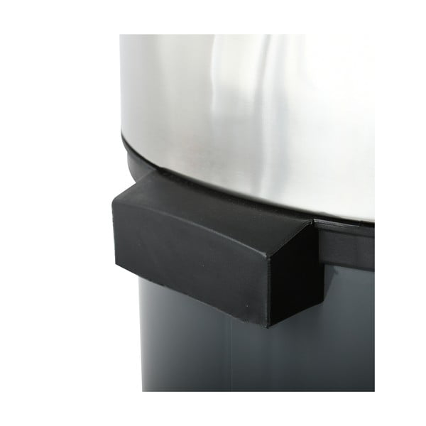 Tumehall puutetundlik terasest prügikast 30 l - MSV-image-4