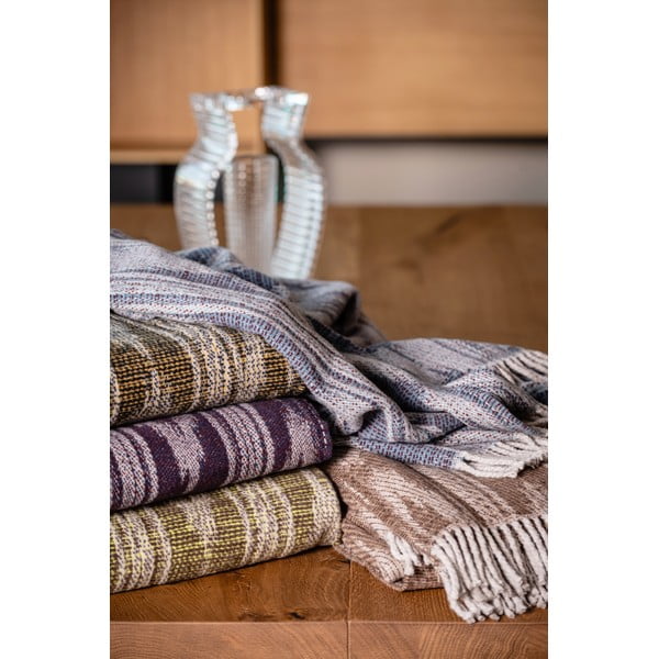 Pruun ruuduline puuvillane kangas , 140 x 180 cm Zanzibar - Euromant-image-1