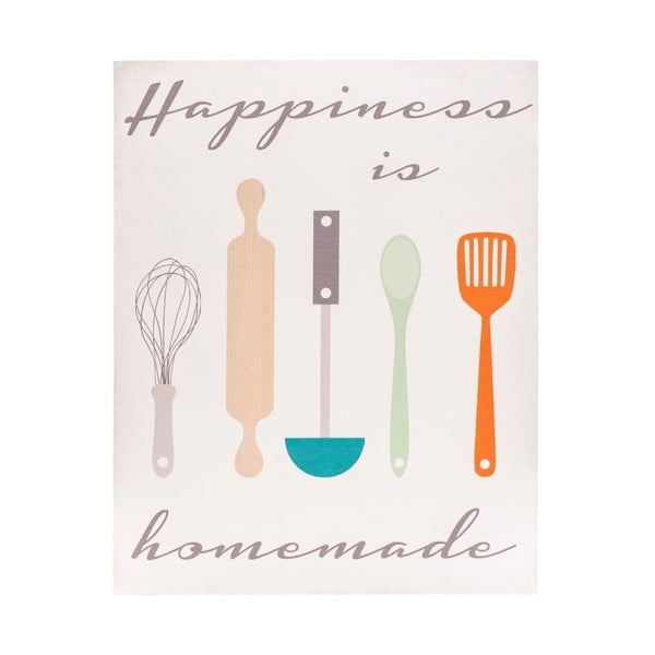 Dřevěný obraz Happiness is Homemade, 20x25 cm