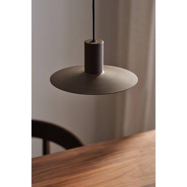 Pruun alumiiniumist hämardatav ripplamp ø 25 cm Evan - Jotex-image-1
