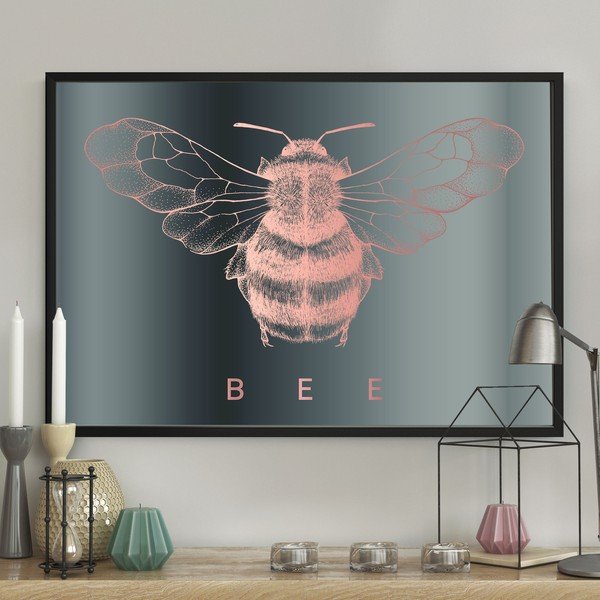 Seinaplakat raamiga BUMBLEBEE, 40 x 50 cm Bumblebee - DecoKing-image-1