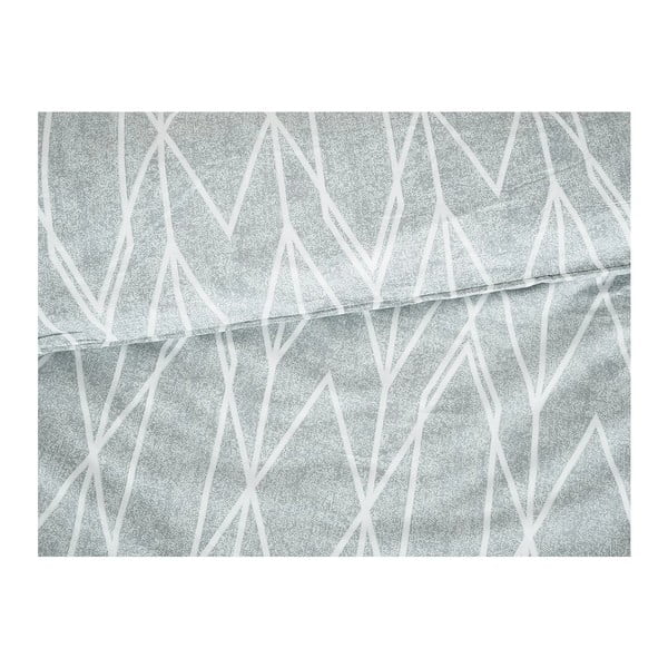 Hall krepp voodipesu üheinimesevoodile 140x200 cm Gray Stripes - B.E.S.-image-1