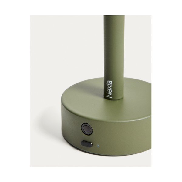 Roheline metallist LED-laualamp (kõrgus 30 cm) Bow - Kave Home-image-4