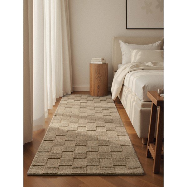 Pruun käsitsi kootud villavaip 80x200 cm Scala – Villeroy&Boch-image-1