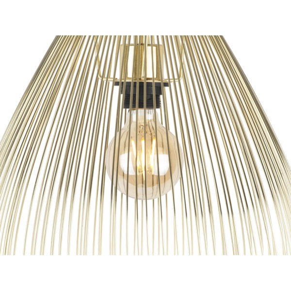 Metallist rippvalgusti kuldset värvi Lucid, ø 35 cm - Leitmotiv-image-4