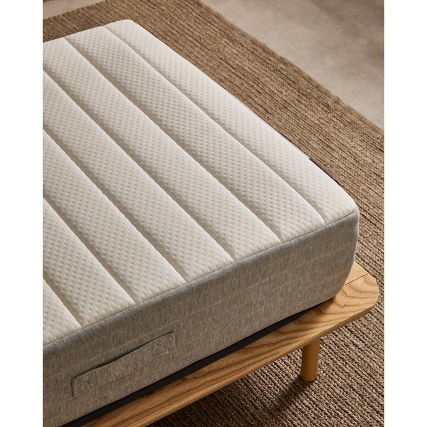 Kõva termoreguleeruv vedrumadrats 90x200 cm Juno - Kave Home-image-2