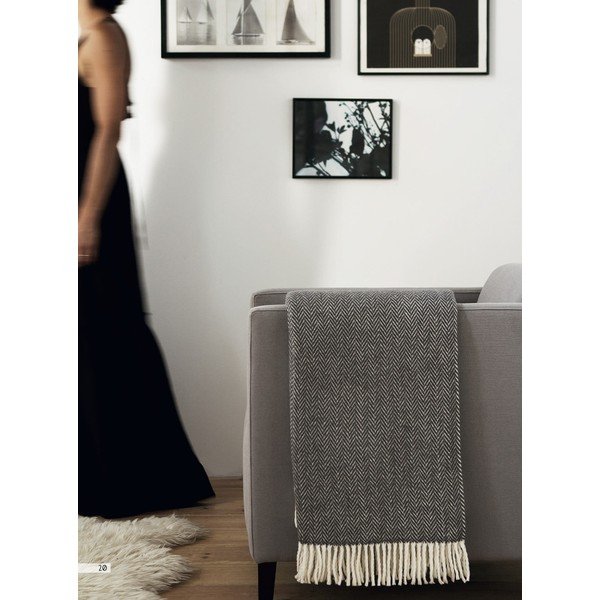 Ruuduline puuvillane sinine laguun , 140 x 180 cm Skyline - Euromant-image-3