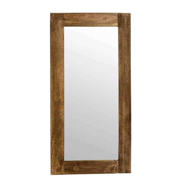 Nástěnné zrcadlo s rámem z mangového dřeva Jamila, délka 120 cm