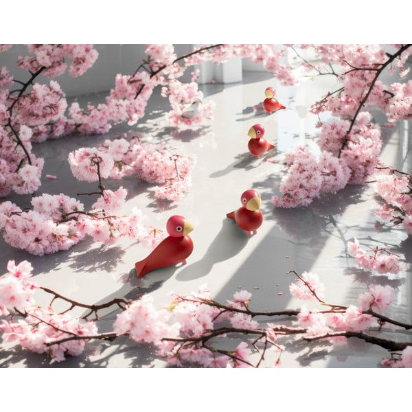 Puidust kujuke (kõrgus 12,5 cm) Bird Flora - Kay Bojesen Denmark-image-4