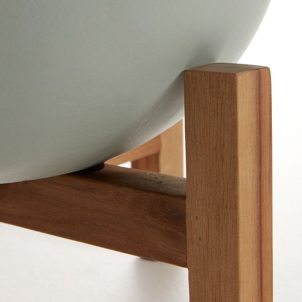 Roheline pott alusega , kõrgus 36 cm Denpasar - Kave Home-image-2