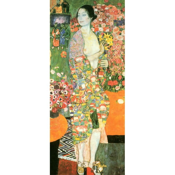 Maali reproduktsioon 30x70 cm Gustav Klimt - The dancer - Fedkolor