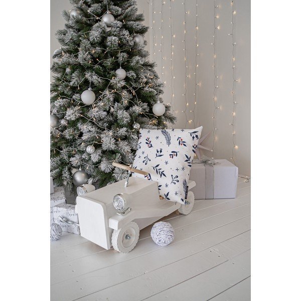 Jõulumotiiviga dekoratiivpadi 45x45 cm Merry Blue Christmas – Butter Kings-image-1