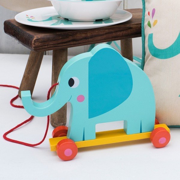 Puidust mänguasi Elvis The Elephant, pikkus 18 cm Elvis the Elephant - Rex London-image-1