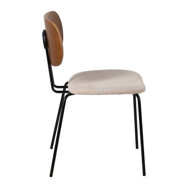 Kreem kattega söögitoolid 4 tk komplektis Cleo - Ixia-image-2