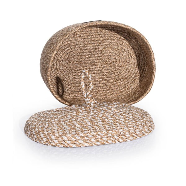 Kaanega riidest dekoratiivne hoiukarp - Mioli Decor-image-2