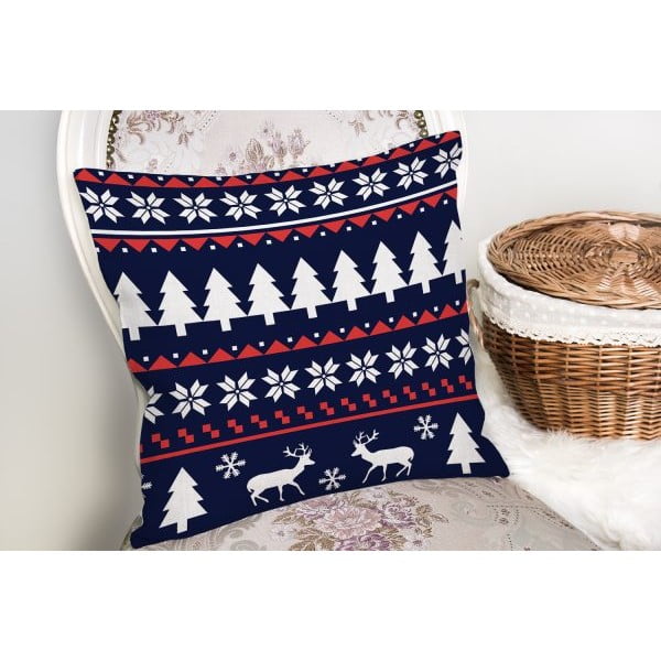 Jõulumotiividega padjapüür 43x43 cm - Mila Home-image-2