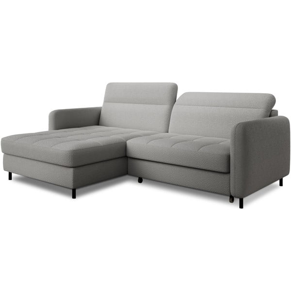 Hall bouclé-kangast lahtikäiv/sahtliga nurgadiivan (vasak nurk/lamamisosaga) Gomsi – ELTAP-image-2