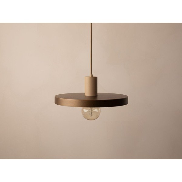 Helepruun metallist ripplamp ø 30 cm Ori - Micadoni-image-3