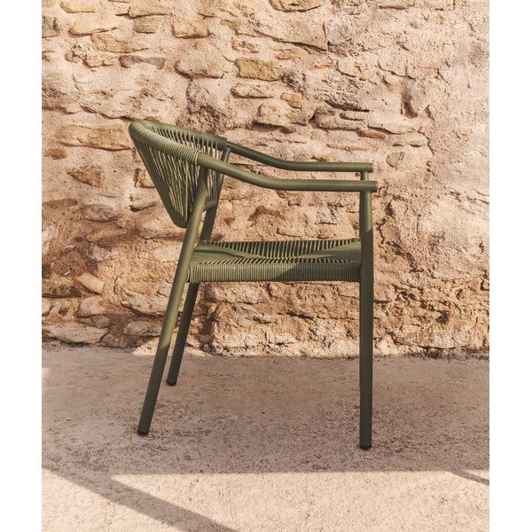 Roheline rotangist aiatool Livadia - Kave Home-image-1