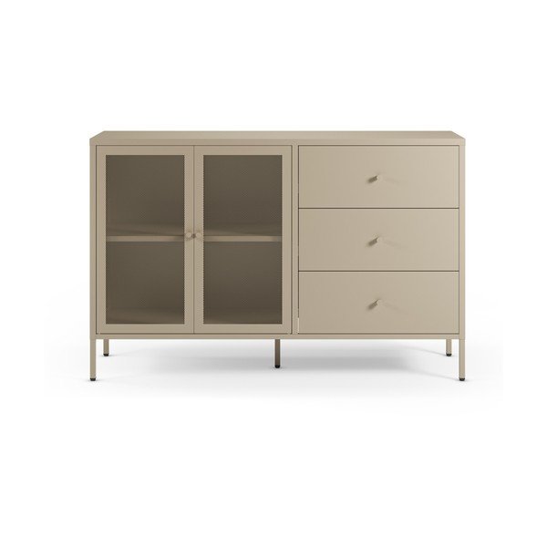 Kreemikas metallist kummut 140x90x40 cm - Marckeric