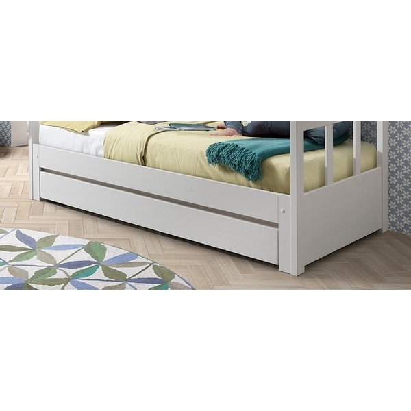 Valge sahtel lastevoodi alla PINO - Vipack-image-2