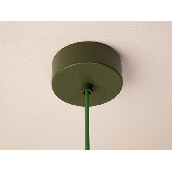 Roheline metallist ripatslamp ø 30 cm Ori - Micadoni-image-4