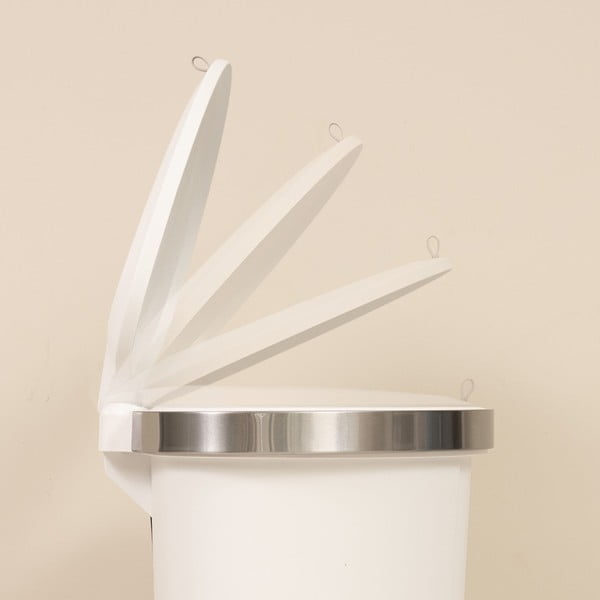 Valge plastikust prügikast 50 l - Addis-image-3