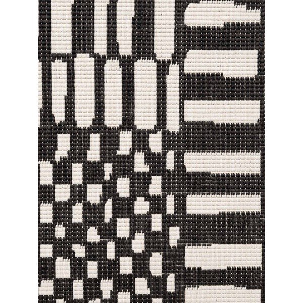 Must/kreemikas sise- ja õuevaip 160x230 cm Haringey Barkham - Ted Baker-image-4