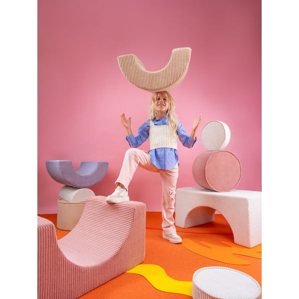 Roosa velvetist-vahtplastist mänguväljak Rainbow - Wigiwama-image-4